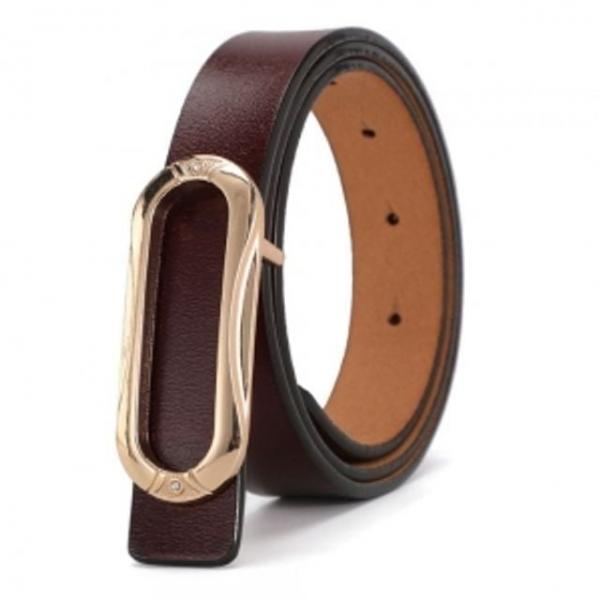 여성 소가죽 벨트 커피 캐쥬얼벨트 캐주얼벨트