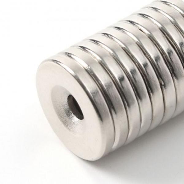 원형 자석 10개입 18x3mm 접시홀자석 링자석