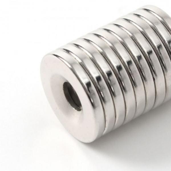 원형 자석 10개입 20x3mm 접시홀자석 링자석