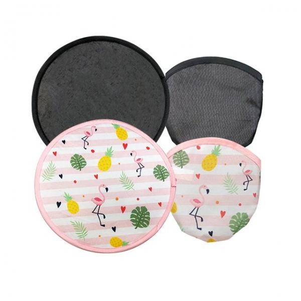 휴대용 암막 부채 10EA_(플라밍고/블랙)