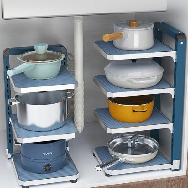 주방선반 냄비정리대 싱크대 거치대 받침대 업소 3단