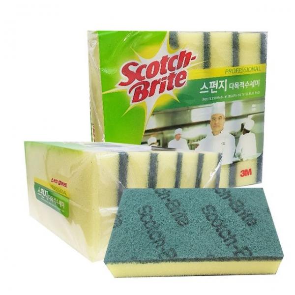 3M 수세미 다목적 스펀지수세미 5개입(대) SL-135