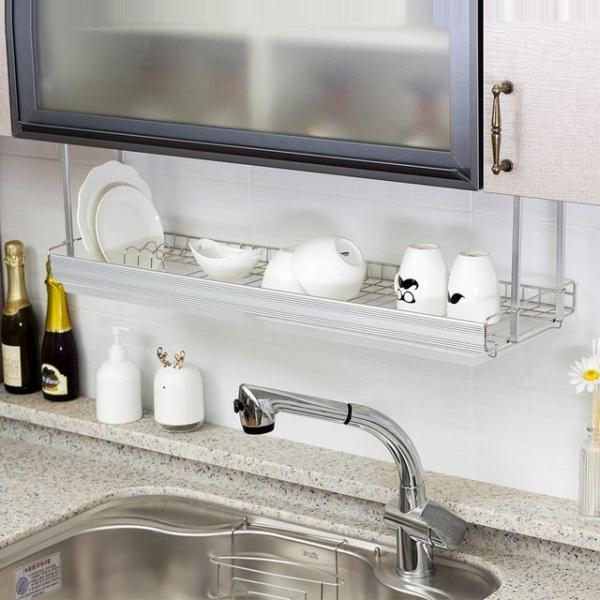 대건통상알루미늄 슬라이드 씽크선반 800 식기건조대