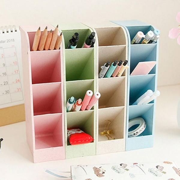 s382 컬러링 연필꽂이 한방깔끔 수납 스토리지 4개