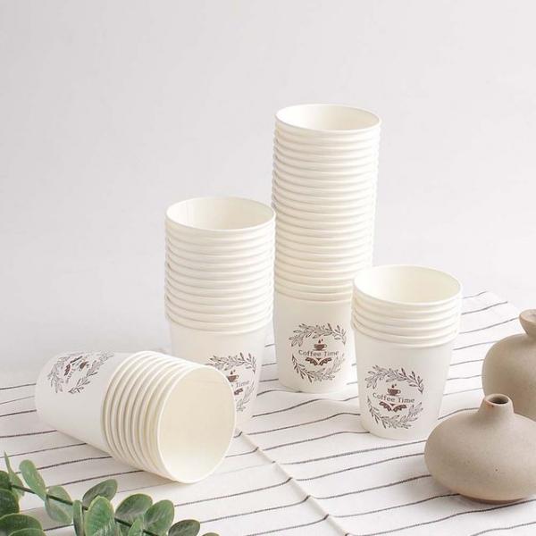 종이 컵 일회용 1000개 사무실 종이컵 한박스 튼튼한