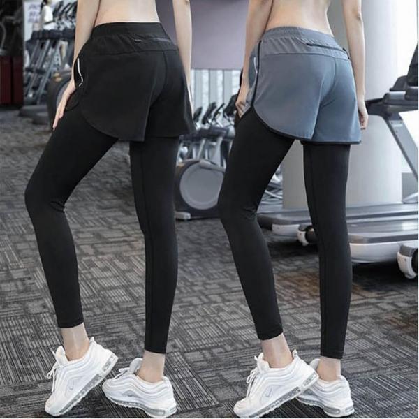 여자 반바지 레깅스 일체형 타이즈 운동복 헬스 바지