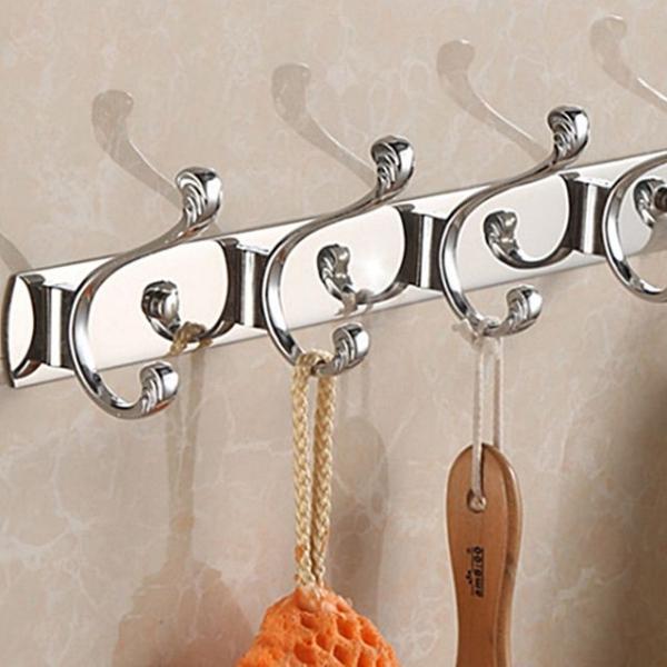 고급 스텐레스 다용도 벽걸이후크(실버)