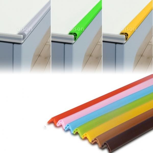 책상 모서리 보호대 쿠션 방문 코너가드 어린이 책장 선반 아이방 아기 가구 안전 몰딩 커버(소형 2200mm)