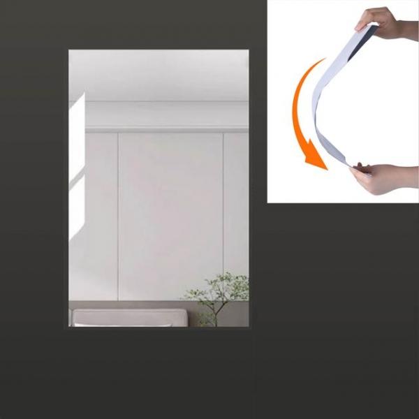 벽 부착 거울 시트지 안전거울 노프레임 현관 부스