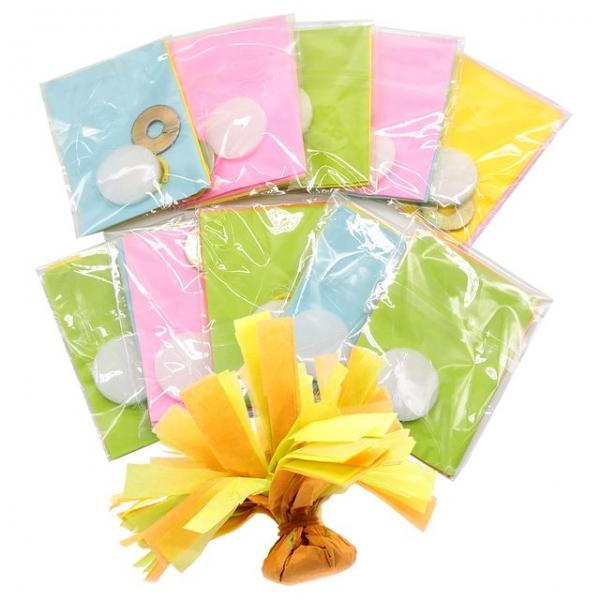 제기차기 만들기재료 (10세트) 종이 연습용제기 세트