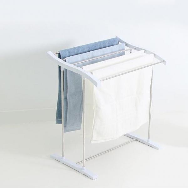 실내 빨래 건조대 1단 이동식 컴팩트 공간 활용