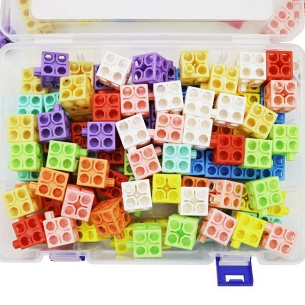 엠투월드 옥타곤 연결큐브 100 기초학력 수학 교구