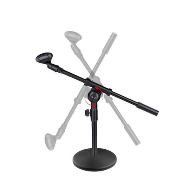 SMJ 탁상용 T자 콘덴서마이크스탠드 각도조절 TM-T43