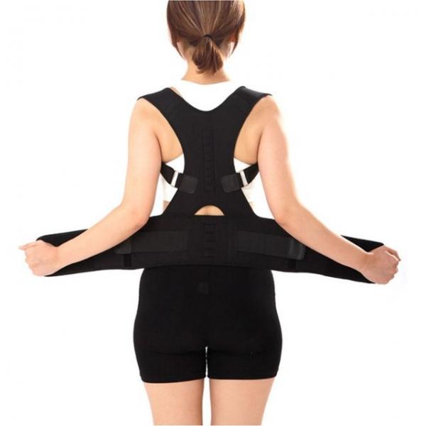 바른자세 자세교정 보호대 남녀공용 허리 어깨 밴드