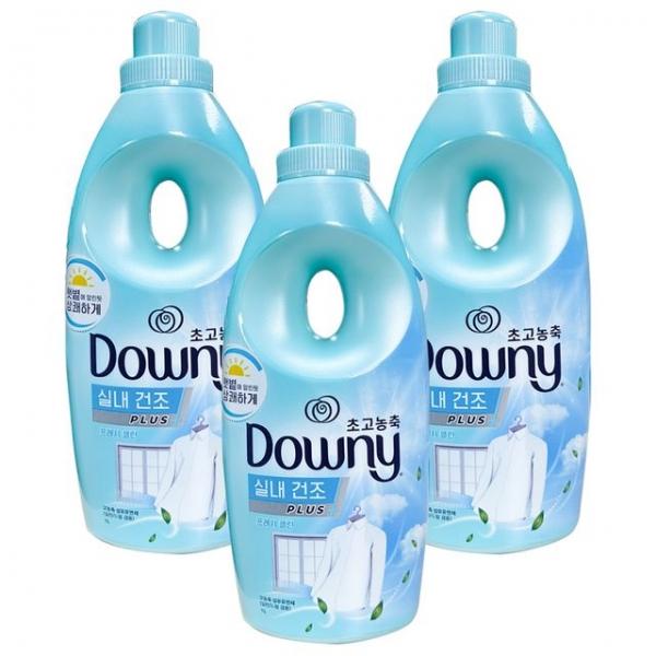 다우니 섬유유연제 실내건조 프레시클린 1L 3개입