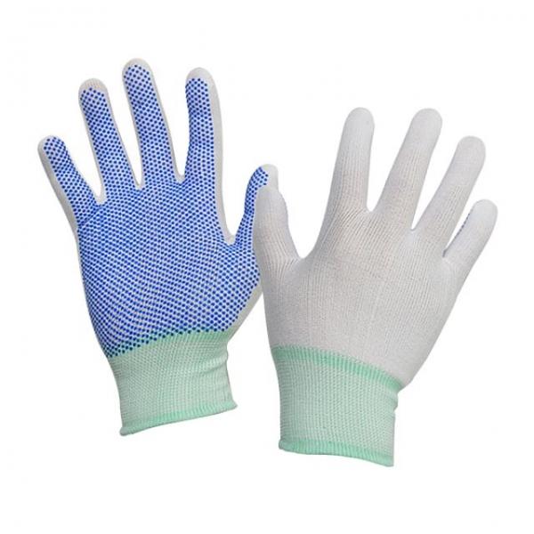 알라딘 나일론 도트장갑 작업용장갑 백색 10개