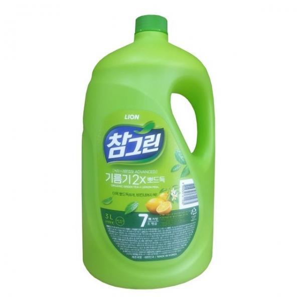 참그린 레몬녹차주방세제 3L