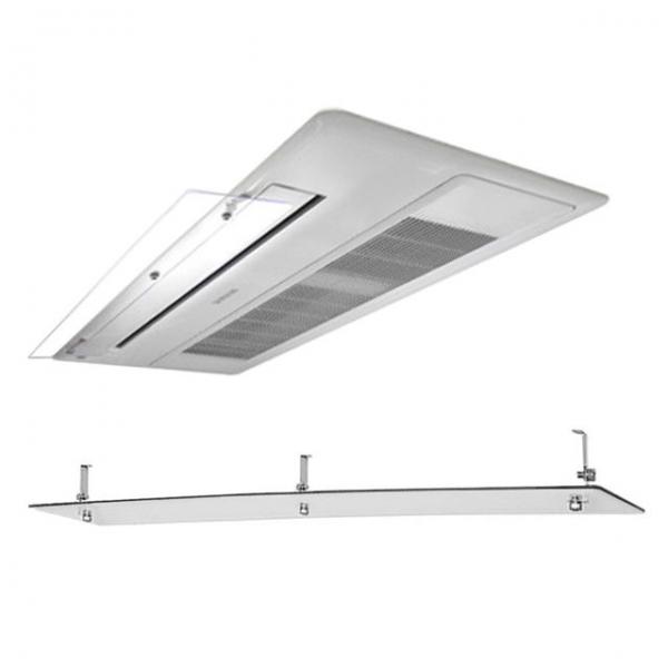 (국산)천장형 에어컨바람막이 1way용 (120x14cm) 투명