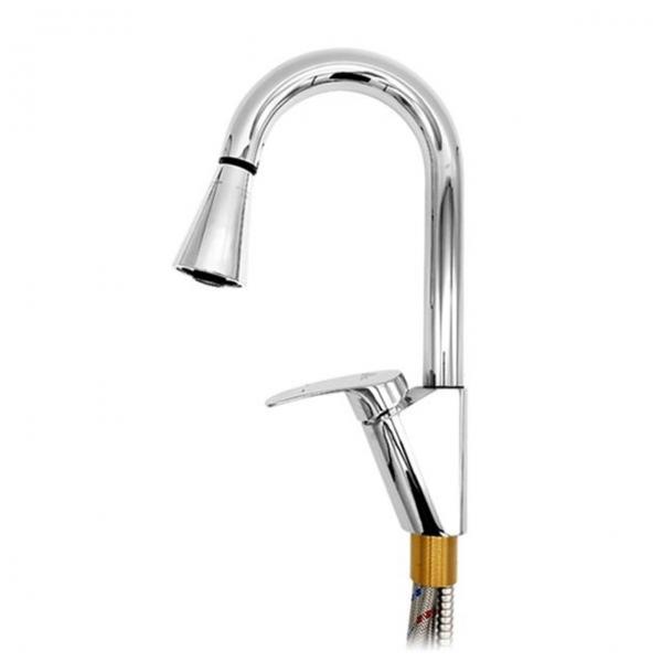 7000 거위목 파이프 주방 원홀 수도꼭지