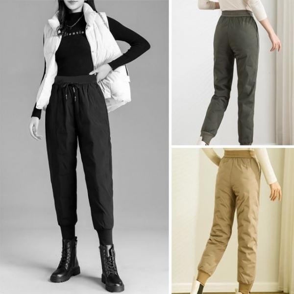 여자패딩팬츠 웜슬랙스 방풍팬츠 골프 바이크팬츠