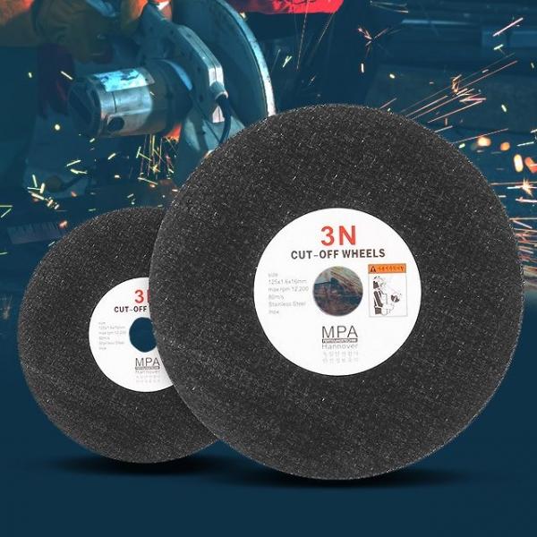 3N 절단석 125mm(10개) 그라인더날 연마석 절단 절삭