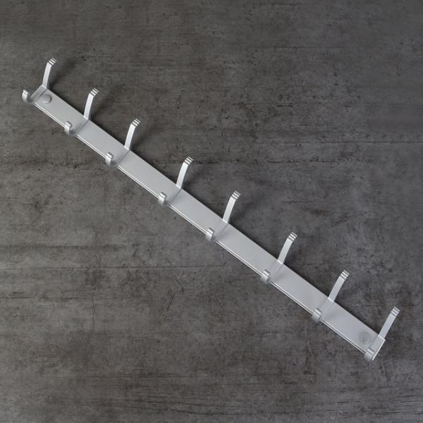 16구 벽고정 후크 옷걸이 알루미늄 벽걸이 행거