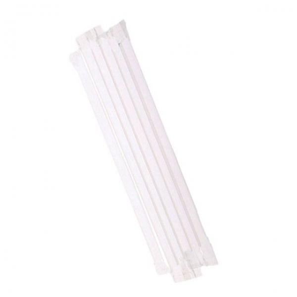 테이크아웃 개별포장 버블티 스트로우 / 투명 200개