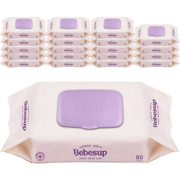 베베숲 트러스트 캡형 물티슈 80매x20개입
