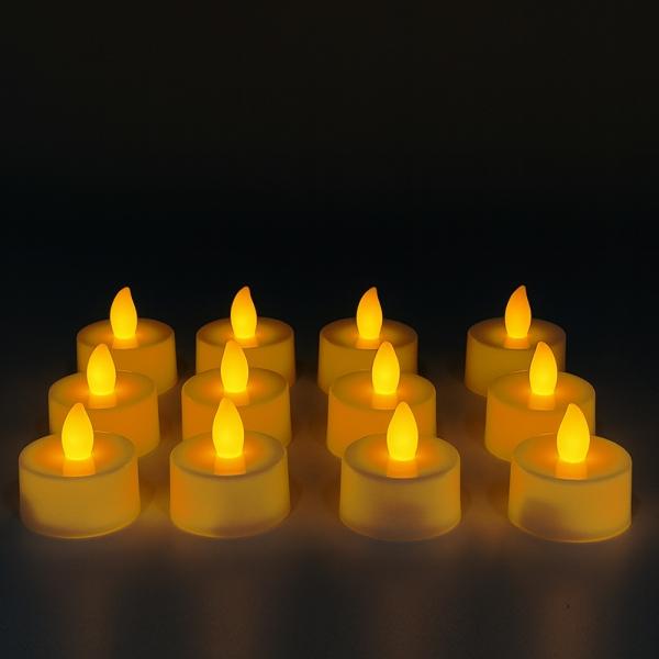 LED 티라이트 촛불 양초 조명 캔들 12P