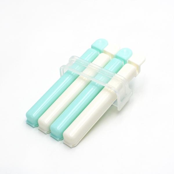 밀봉클립 봉지집게 4P 흡착식거치대 포함