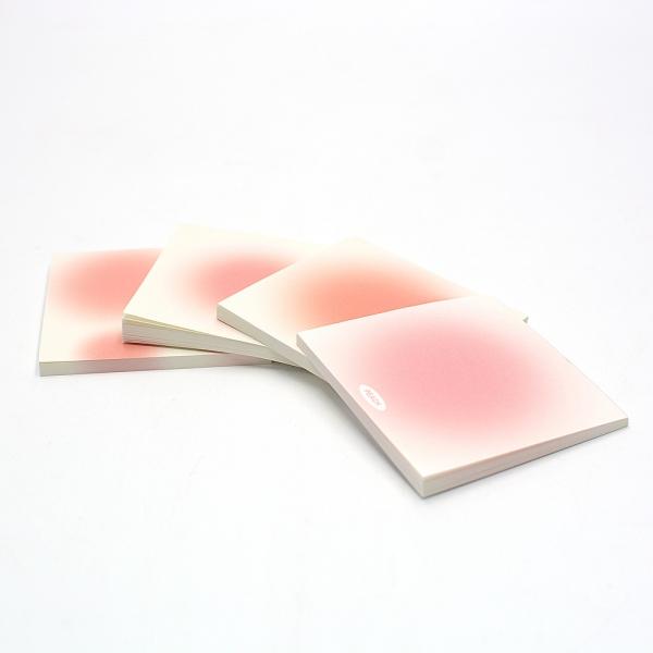 핑크 떡메모지 다꾸 메모장 미니노트 50매 80x80mm