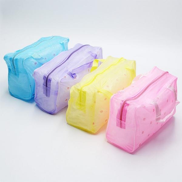 컬러 미니 파우치 세면도구 화장품 가방