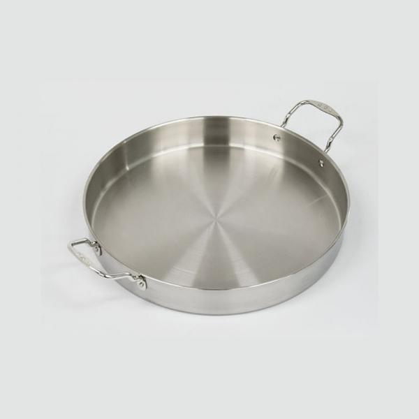 인덕션겸용 원형 스텐 통삼중 닭갈비팬 볶음팬 45cm