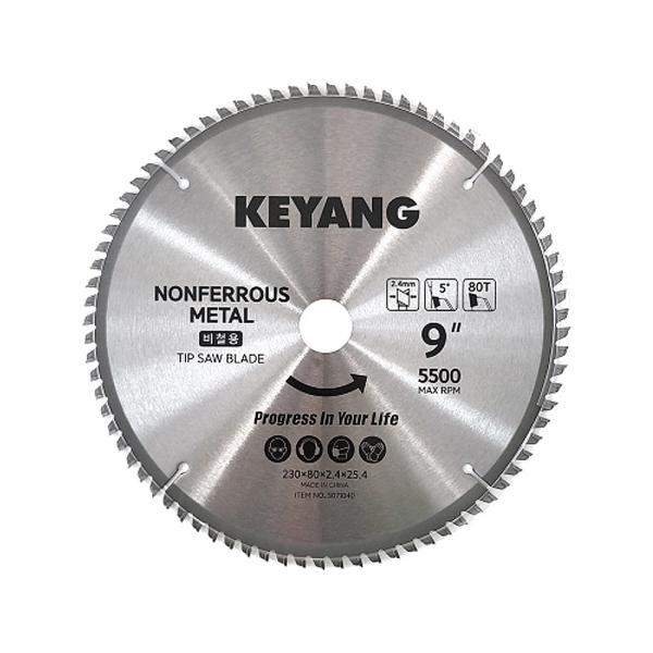 계양 5071040 알루미늄용 팁쏘 원형톱날 2.4T 230mm