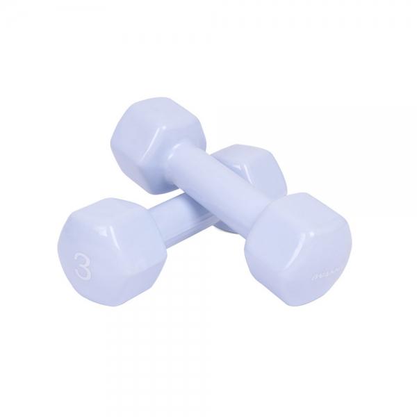 아이워너 뷰티 육각 덤벨 아령 3kg 스카이블루 2개