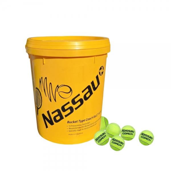 낫소 연습용 테니스공 통볼 72개입