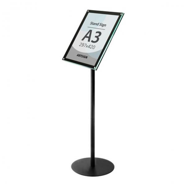 아트사인 스탠드꽂이A3(검정) 4747