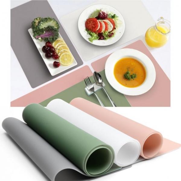 국산 실리콘 사각 무지 미끄럼방지 식탁매트 커버