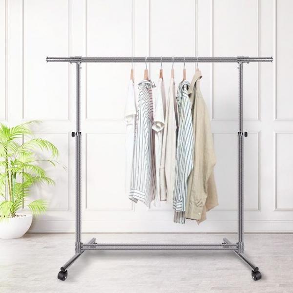 이동식행거 1002호 옷걸이 수납 조립식 옷행거 이동