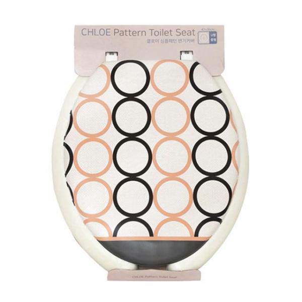 심플패턴 변기커버 (U중형) 1개 욕실변기커버 양변기