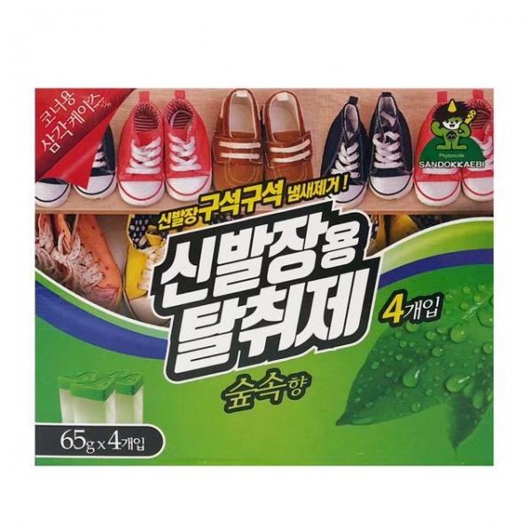 산 신발장용탈취제 숲속향65g 4p냄새제거 방향