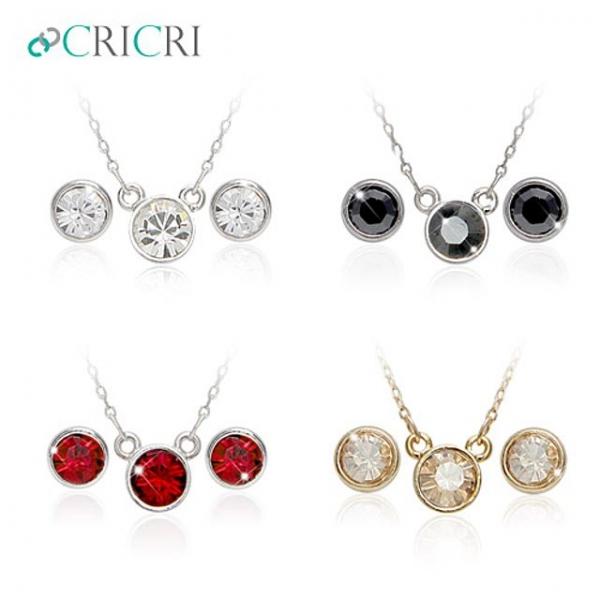 크리스탈 제작 컬러 스톤 귀걸이 목걸이