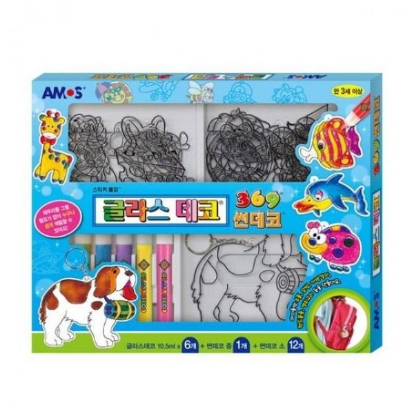 글라스데코 썬데코 모빌만들기 스티커물감 만들기공