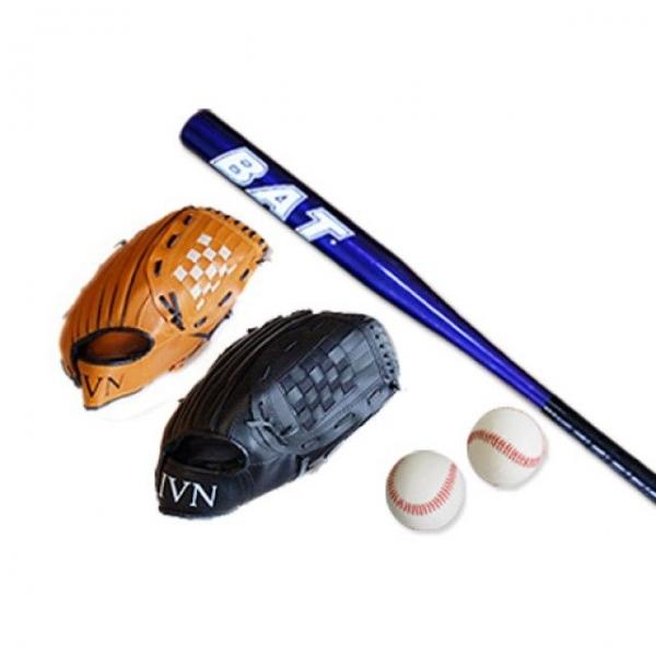 키즈+성인세트D(글러브(흑32+브26)+배트71+야구공2개)