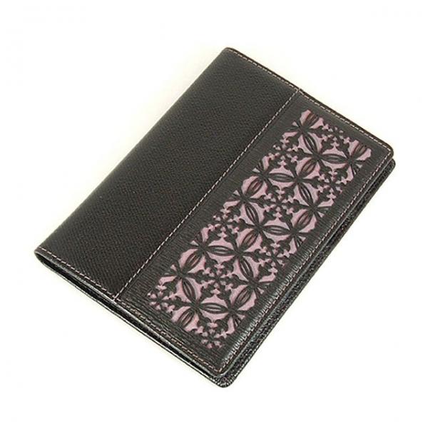 (카라빈카)문살문 투각 여권케이스-금강저꽃문