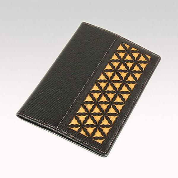 (카라빈카)문살문 투각 여권케이스-민꽃문