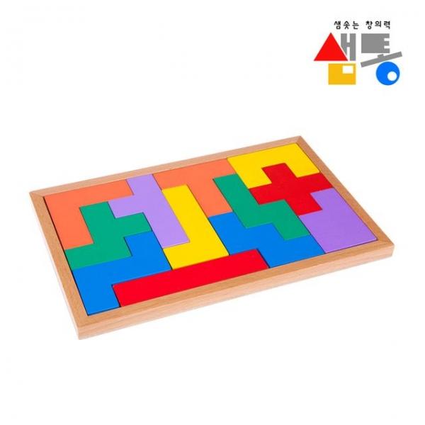 샘통 펜토미노(원목케이스)창의력 입체퍼즐 도형퍼즐