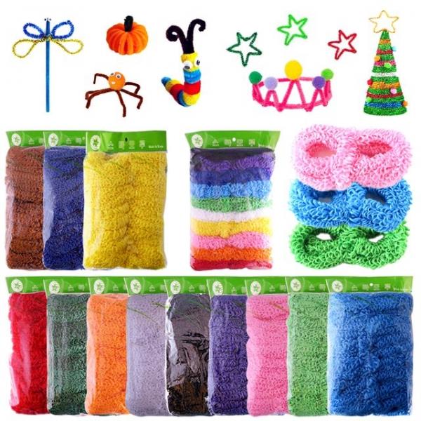 뽀글이모루 (10줄) 단색/칼라혼합 모루 세트 모루공예