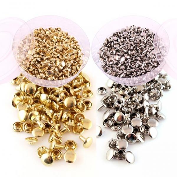 쇠단추 똑딱이단추 공예용 금 은 과학준비물-통포장