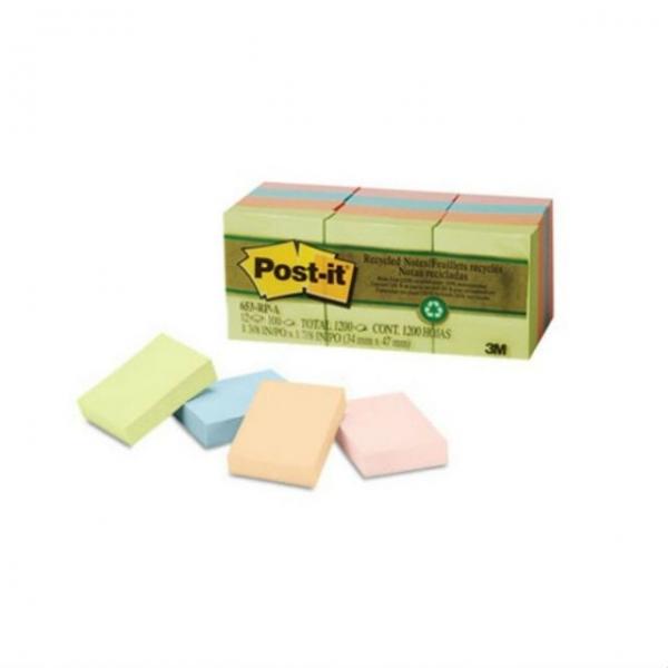 3M  노트 653-RPA (4색12패드)
